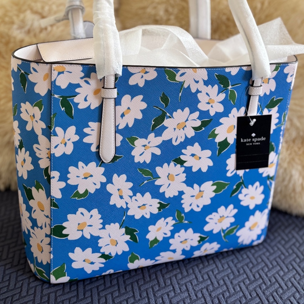 NWT Kate Spade Large Tote Bag (Charming Daisy)